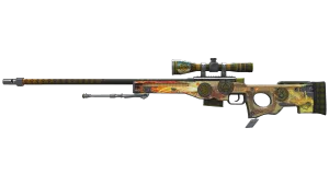 Souvenir AWP | Tradición del dragón (Algo desgastado)