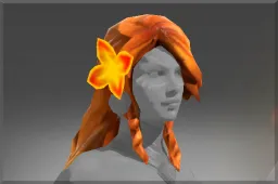 Inscribed Braid of Fiery Curls