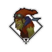 Gold Crownfall Sticker - Batrider