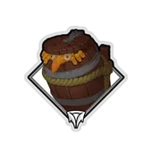 Gold Crownfall Sticker - Spoon