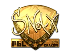 Sticker | Snax (Gold) | Krakow 2017