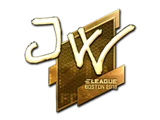 Sticker | JW (Gold) | Boston 2018