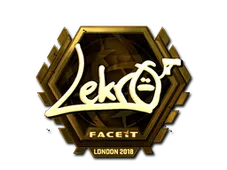 Sticker | Lekr0 (Gold) | London 2018