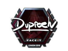 Sticker | dupreeh (Foil) | London 2018