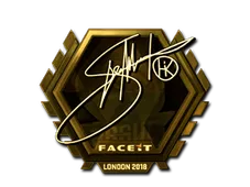 Sticker | Hiko (Gold) | London 2018