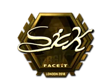 Sticker | SicK (Gold) | London 2018