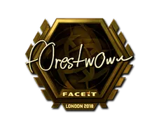 Sticker | f0rest (Gold) | London 2018