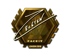 Sticker | Ex6TenZ (Gold) | London 2018