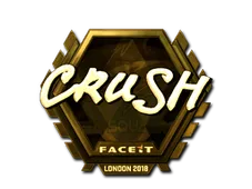 Sticker | crush (Gold) | London 2018