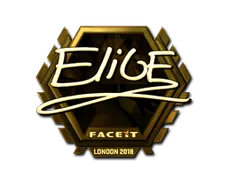 Sticker | EliGE (Gold) | London 2018