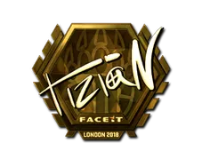 Sticker | tiziaN (Gold) | London 2018