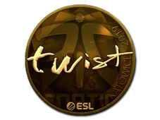 Sticker | twist (Gold) | Katowice 2019