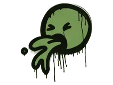 Sealed Graffiti | Puke (Battle Green)