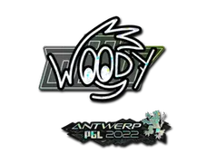 Sticker | WOOD7 (Glitter) | Antwerp 2022