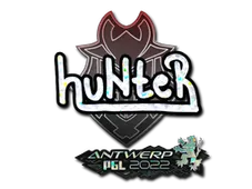 Sticker | huNter (Glitter) | Antwerp 2022