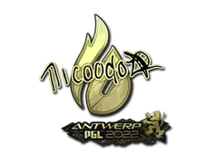Sticker | nicoodoz (Gold) | Antwerp 2022