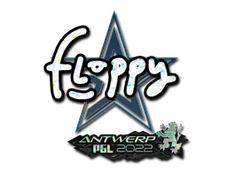Sticker | floppy (Glitter) | Antwerp 2022