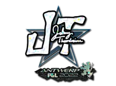 Sticker | JT (Glitter) | Antwerp 2022