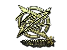 Sticker | REZ (Gold) | Antwerp 2022
