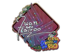 Sticker | juanflatroo (Glitter) | Rio 2022