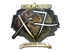 Sticker | xseveN (Gold) | Berlin 2019