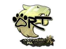 Sticker | arT (Gold) | Antwerp 2022