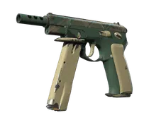 CZ75-Auto | Green Plaid (Well-Worn)