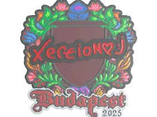 Sticker | xertioN (Embroidered) | Budapest 2025