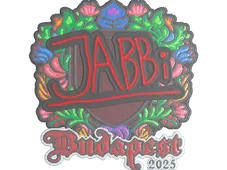Sticker | jabbi (Embroidered) | Budapest 2025