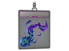 Sticker Slab | Winding Scorch (Foil)
