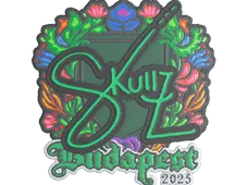 Sticker | skullz (Embroidered) | Budapest 2025