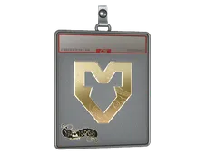 Sticker Slab | MOUZ (Gold) | Paris 2023