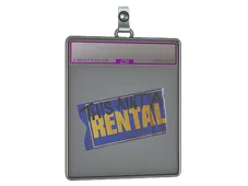 Sticker Slab | Ain't A Rental (Foil)