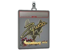 Sticker Slab | ZywOo (Gold) | Shanghai 2024