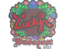 Sticker | Lucky (Embroidered) | Budapest 2025