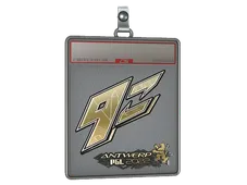 Sticker Slab | 9z Team (Gold) | Antwerp 2022