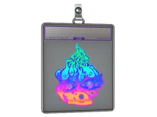 Sticker Slab | Liquid Fire (Holo)