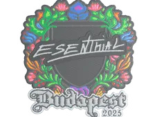 Sticker | esenthial (Embroidered) | Budapest 2025