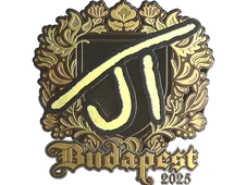 Sticker | JT (Gold) | Budapest 2025
