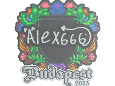 Sticker | alex666 (Embroidered) | Budapest 2025