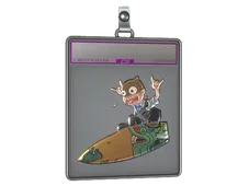 Sticker Slab | Fire Serpent Surf K (Foil)