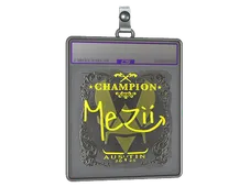 Sticker Slab | mezii (Foil, Champion) | Austin 2025