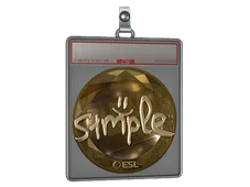 Sticker Slab | s1mple (Gold) | Katowice 2019