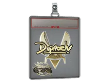 Sticker Slab | dupreeh (Gold, Champion) | Paris 2023