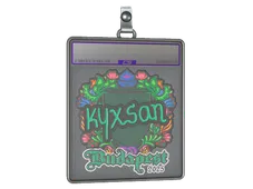 Sticker Slab | kyxsan (Embroidered) | Budapest 2025