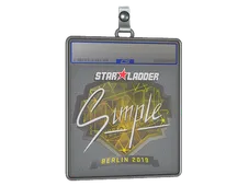 Sticker Slab | s1mple | Berlin 2019