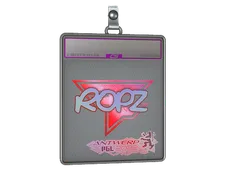 Sticker Slab | ropz (Holo) | Antwerp 2022