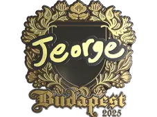 Sticker | jeorge (Gold) | Budapest 2025