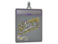 Sticker Slab | s1mple (Glitter) | Paris 2023
