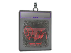 Sticker Slab | rain (Foil) | Austin 2025